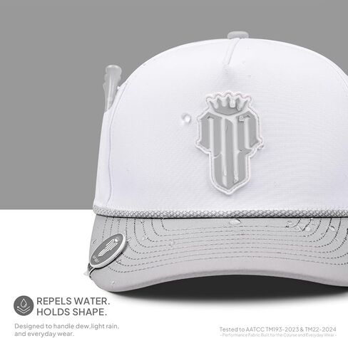 Structured Golf Hat with Magnetic Ball Marker & Tee Holder, Breathable Performance Snapback Cap for Men & Women in Kuwait