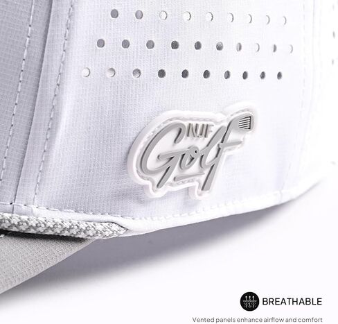 Structured Golf Hat with Magnetic Ball Marker & Tee Holder, Breathable Performance Snapback Cap for Men & Women in Kuwait