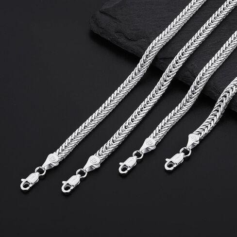 Silver Bracelets for Women, 5MM 925 Sterling Silver Chain Bracelets Diamond Cut Silver Mesh Bracelet Jewelry Gifts for Women in Saudi Arabia