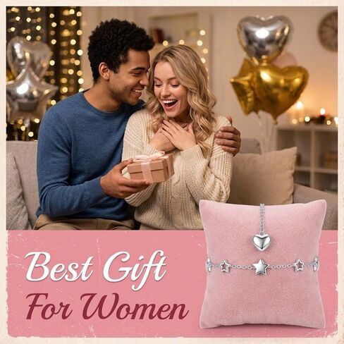Dainty Star Bracelet for Women Adjustable Star Charm Bracelets Stars Jewelry Gift for Mom, Wife, Friends in Kuwait