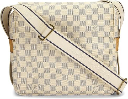 Louis Vuitton Pre-loved Damier Azur Naviglio, White in Saudi Arabia