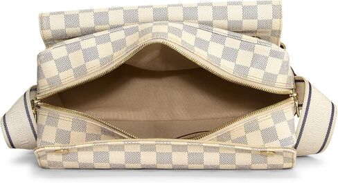 Louis Vuitton Pre-loved Damier Azur Naviglio, White in Saudi Arabia