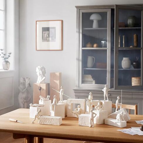 HAK KÄHLER Kahler Astro Aquarius Sculpture, White, 7.5" H x 4.9" D, Designed by Malene Bjelke, Gift Box Included in Saudi Arabia
