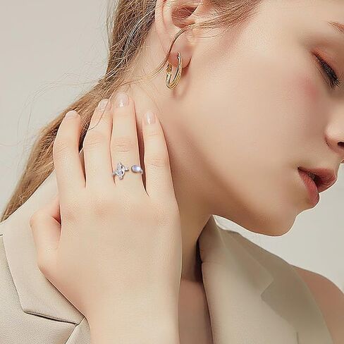 Ladytree 925 Sterling Silver Cross Ring - True Love Wait Purity Ring in Kuwait