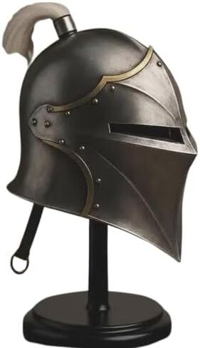 Medieval Gothic Knight Helmet Steel Armor – Wearable LARP, Cosplay & Halloween Costume in Saudi Arabia