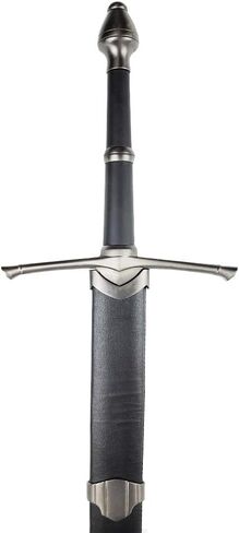 Knight Collections Medieval Crusader High Carbon Alloy Blade Prop with Scabbard for LARP Cosplay Events, Metal Pommel and Guard Display Costume Accessory in Saudi Arabia