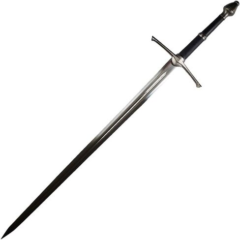 Knight Collections Medieval Crusader High Carbon Alloy Blade Prop with Scabbard for LARP Cosplay Events, Metal Pommel and Guard Display Costume Accessory in Saudi Arabia
