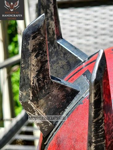 Mandalorian Super Commando Maul Style Helmet With Inner Liner Best Gift & Halloween Costume, Standard, Rustic Black, US298 in Saudi Arabia