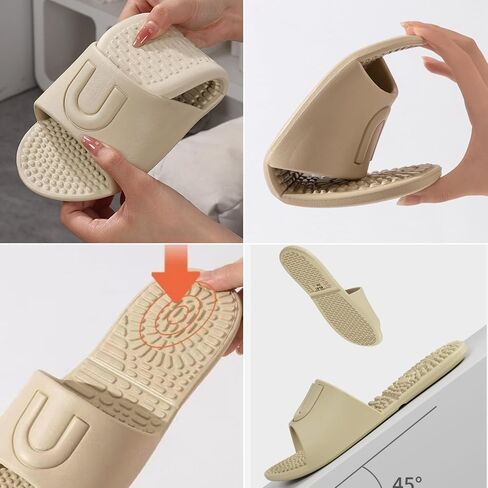 Portable Travel Slippers for Women Men Foldable Packable Non Slip Lightweight Bathroom Hotel Dorm Spa Pool Business Trip Indoor Outdoor Easy Carry Easy Storage Home Use in Saudi Arabia