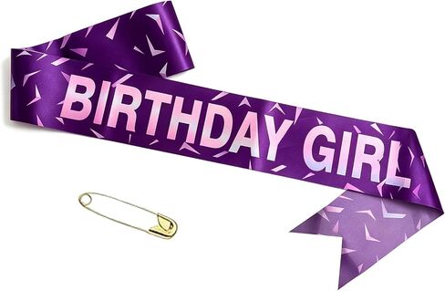 birthday Decorations Sash. K pop Demon Hunters Theme Purple Party Decorations in Saudi Arabia