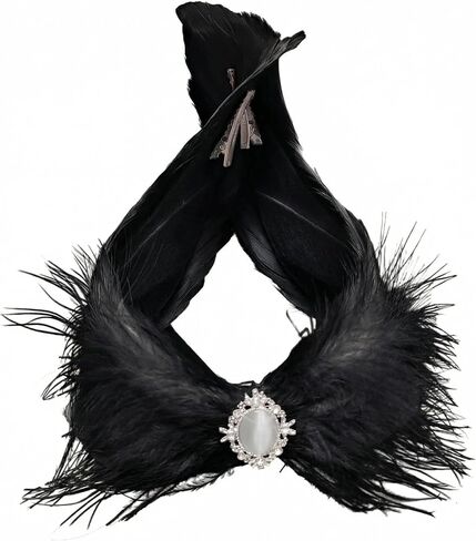 MTPLOP White Feather Headwear - Solo Group Ballet Swan Lake Costume Halloween Prop in Kuwait