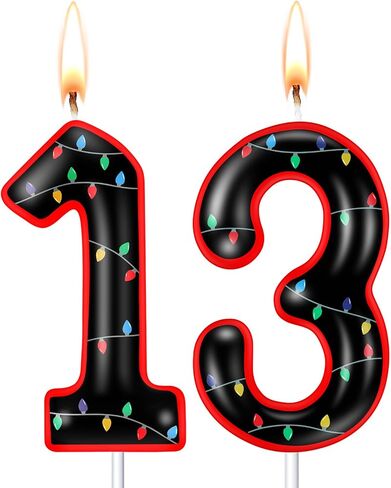 Loopeer Number 11 Birthday Candle, Vines Bulb Pattern Party Decoration Number Candles, Eleven Party Supply Numeral Cake Topper Decor 3D Designed for Adult Decor Celebration and Gift in Kuwait