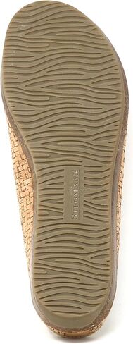 Stegmann Women's Maria Woven Cork Mule – Lightweight Natural Cork Basket-Weave Upper, Canvas-Lined Removable Arch Support Insole, Wide Toe Box Summer Clog – Medium Width in Saudi Arabia