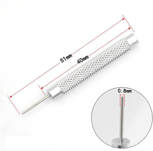 12 Pack Watch Bands Punch Needle Watch Band Pin Remover Metal Watch Strap Punch Pin Watch Link Removal Tool for Watches Bands Adjustment Metal Link Bracelet Sizing Removing 0.8mm 0.9mm 1mm in Saudi Arabia