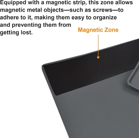Silicone Repair Mat Non-Slip Workbench Pad for Soldering Heat Gun and Electronics Repair Anti-Static Desk Organizer for Watchmaker DIY and Phone Maintenance (Gray) in Saudi Arabia