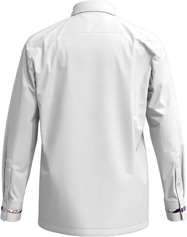 Xiaohuagua Men's Dashiki Shirt African Tribal Graphic Patchwork Design Regular Fit Long Sleeve Button Down Shirts in Saudi Arabia