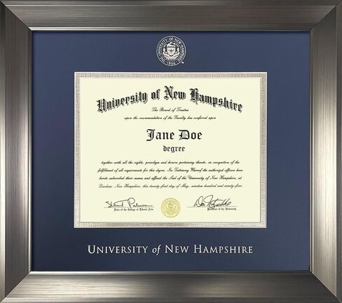 UNH Eco-Friendly Diploma Frame - University of New Hampshire - Officially Licensed in Kuwait