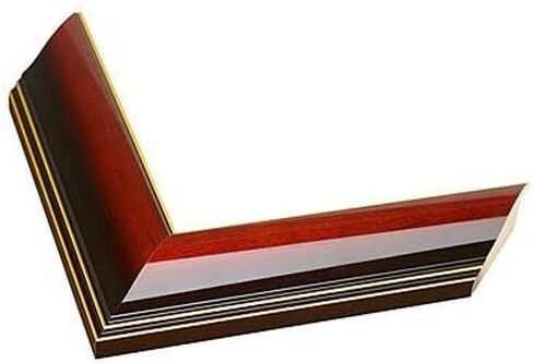 Cherry Glossy with Gold Trim Diploma Frame with Black Suede Matting (Used for 11x14 Vertical documents or certificates) in Saudi Arabia