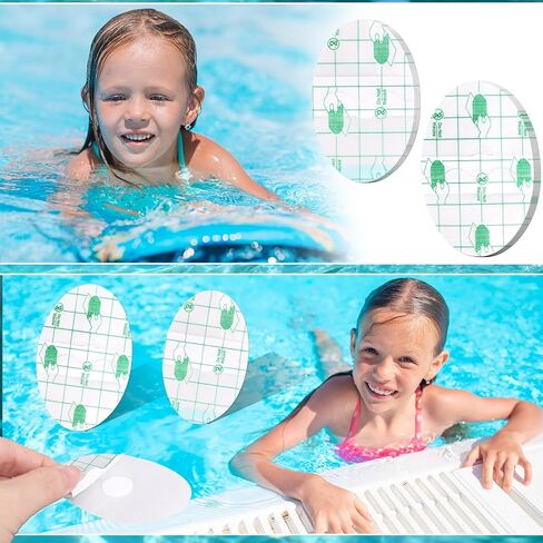 120pcs Waterproof Ear Stickers for Swimming & Shower, Single-Use Hypoallergenic Ear Covers with Cotton Plugs Swim Patches Caps for Bath Surfing Snorkeling Water Sports Protection (40 Small+80 Large) in Kuwait