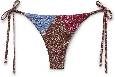 CALZEDONIA Woman's Tied Brazilian Swimsuit Bottom Bandana Patch in Kuwait
