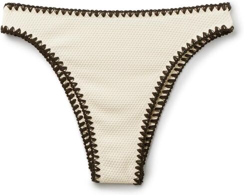 بدلة سباحة نسائية برازيلية عالية الخصر من CALZEDONIA مطرزة بلونين in Kuwait
