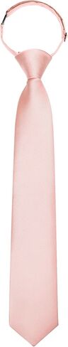 GUSLESON Pre-Tied Tie for Boys Solid Color Kids Adjustable Necktie for Age 8-12 Wedding School Graduation in Saudi Arabia