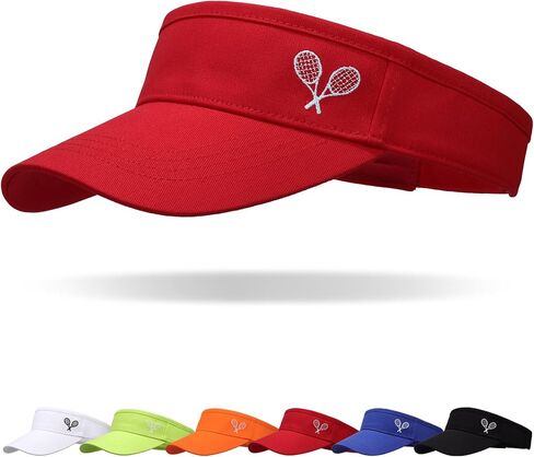 WILLPORT Kids Adjustable Cotton Visor Sun Hat,6-12Y | Open top.Breathable cotton.Wide curved brim for UV.Adjustable velcro strap grows with child. Machine washable.Great gift idea in Saudi Arabia