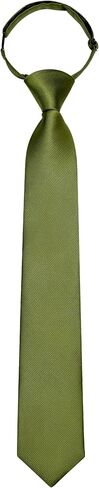 GUSLESON Pre-Tied Tie for Boys Solid Color Kids Adjustable Necktie for Age 8-12 Wedding School Graduation in Saudi Arabia