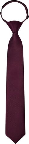 GUSLESON Pre-Tied Tie for Boys Solid Color Kids Adjustable Necktie for Age 8-12 Wedding School Graduation in Saudi Arabia