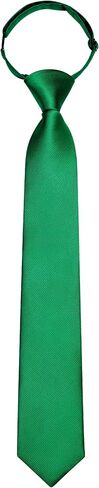 GUSLESON Pre-Tied Tie for Boys Solid Color Kids Adjustable Necktie for Age 8-12 Wedding School Graduation in Saudi Arabia