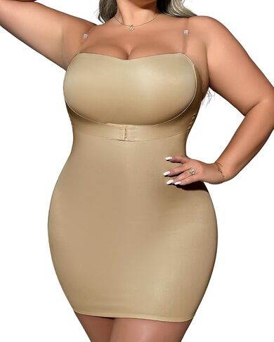 Seamless Full Body Shaper for Women Tummy Control Bodysuit Comfortable Shapewear Under Dress with Straps in Saudi Arabia