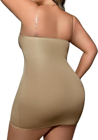 Seamless Full Body Shaper for Women Tummy Control Bodysuit Comfortable Shapewear Under Dress with Straps in Saudi Arabia