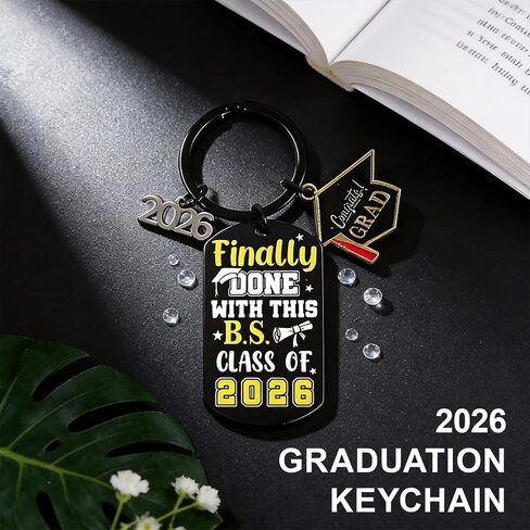 Class of 2026 Keychain Gift for Her Him Graduate, Meaningful for High School to PhD, 2026 Graduation Party Decorations in Saudi Arabia