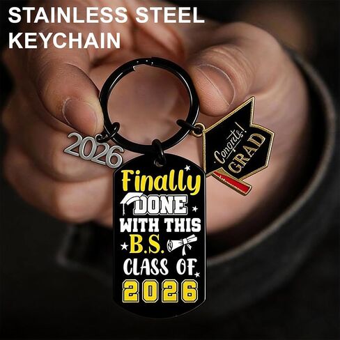 Class of 2026 Keychain Gift for Her Him Graduate, Meaningful for High School to PhD, 2026 Graduation Party Decorations in Saudi Arabia