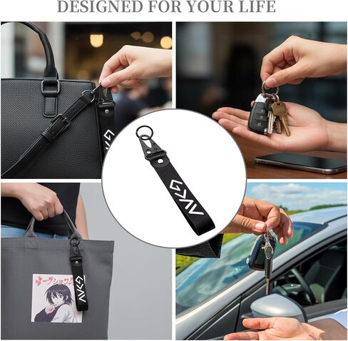 MDXMY Christian Wristlet Keychain with God Is Greater Bible Verse - Fabric Wrist Strap With Key Ring, Ideal Christian Gifts for Men Women, Durable Car Keys, Wallets, Jeans Decorations in Saudi Arabia