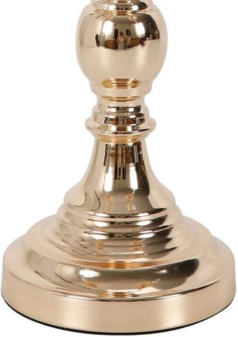 Gold 5-Arm Candle Holder, Elegant Modern Candelabra for Tabletop, Holds 5 Electronic Candles, Wedding Anniversary Centerpiece, Home Dining Decor, Housewarming Gift in Saudi Arabia