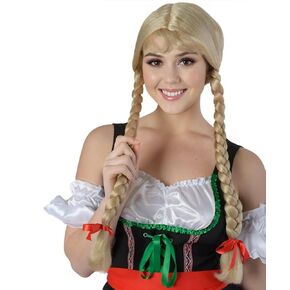 Adult Women's Blonde Dreadlock Pigtail Braids Wig – Costume Hair for Halloween, Festivals & Cosplay – Synthetic Fiber with Premium Breathable Capless Cap Hairpiece for Stage Shows in Saudi Arabia
