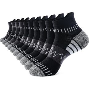 IRAMY Ankle Compression Socks for Men Women Athletic Running Socks with Arch Support Cushion 3/5 Pairs in Saudi Arabia