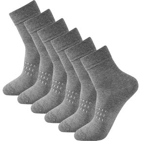 Toes&Feet Mens Seamless Anti Stink Odor Blister Resistant Quick Dry Sweat Proof Breathable Business Quarter Crew Dress Socks in Saudi Arabia