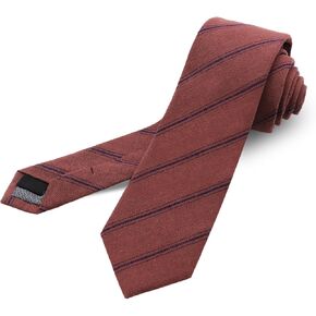 Ties for Men, Striped Mens Tie Cotton Men's Necktie 2.56'' Skinny Ties for Shirt Suit Business Wedding Graduation in Saudi Arabia