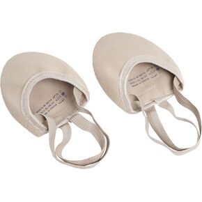 Half Sole Dance Shoes for Girls Women Soft Microfiber Lyrical Rhythmic Gymnastics Shoes in Saudi Arabia