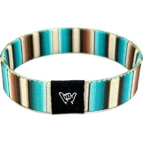Hang Loose Bands - Southwestern Bracelet for Men, Women & Teens - Comfy Tribal Print and Boho - Western Style Reversible Wristband - Cozumel | Medium: 7.5" (for large wrists) in Saudi Arabia