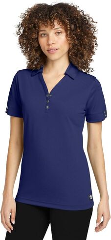 OGIO Women's Glam Polo | Moisture Wicking Collared Shirt for Women, Short Sleeve Work Polo in Kuwait