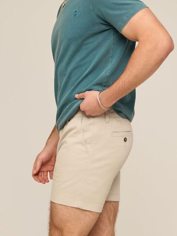 Chubbies Chino Shorts Men 5.5 Inch - Mens Shorts Casual with Elastic Waistband, Side and Back Pockets, Stretch Cotton Blend in Kuwait