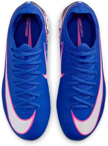 حذاء كرة القدم Jr. Mercurial Vapor 16 Pro للأطفال الصغار/الكبار من نايكي جونيور Mercurial Vapor 16 Pro (أزرق/أبيض) in Kuwait