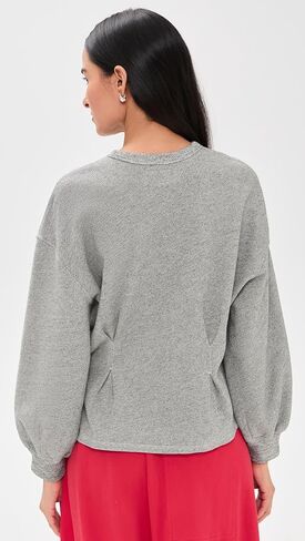 THE GREAT. Women's The Slouchy Corset Sweatshirt in Kuwait