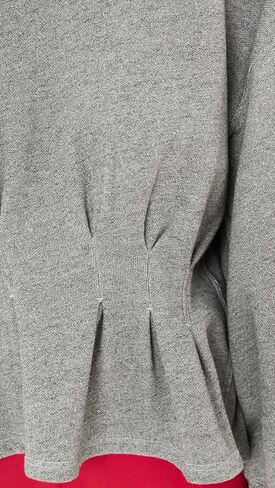 THE GREAT. Women's The Slouchy Corset Sweatshirt in Kuwait