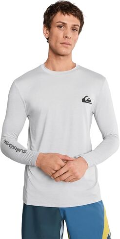 تي شيرت Quiksilver رجالي للاستخدام اليومي بأكمام طويلة لركوب الأمواج in Kuwait