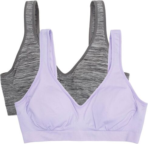 Fruit of the Loom Women's 2-Pack Wireless Seamless Bra in Saudi Arabia