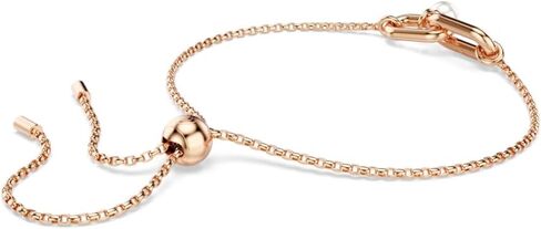 Swarovski Constella bracelet Crystal pearl, Round cut, White, Rose gold-tone plated in Kuwait
